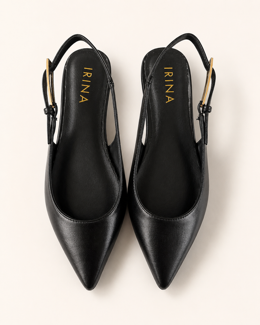 ARIA BLACK FLATS