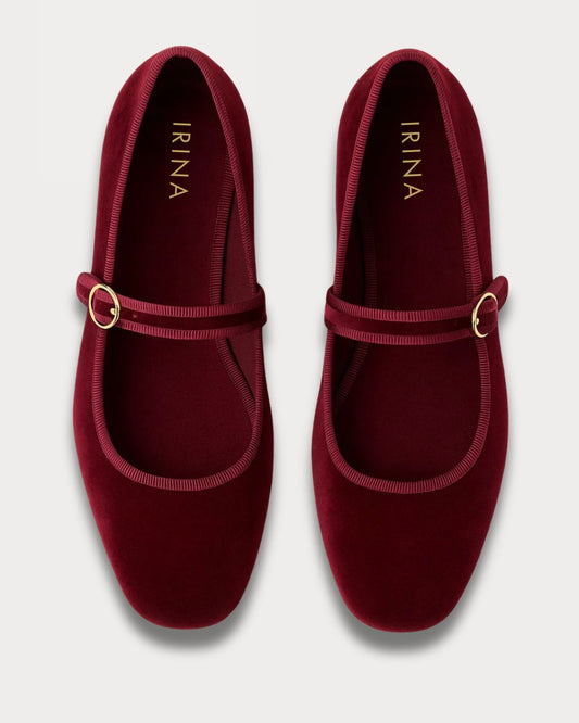 GISELLE FLAT BURGUNDY