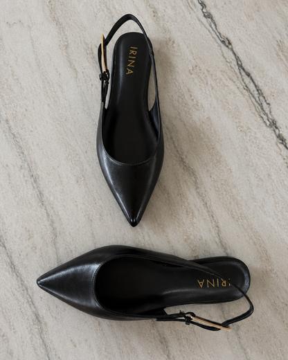 ARIA BLACK FLATS