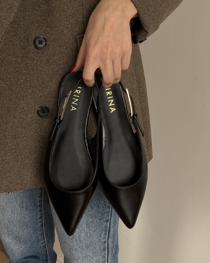 ARIA BLACK FLATS